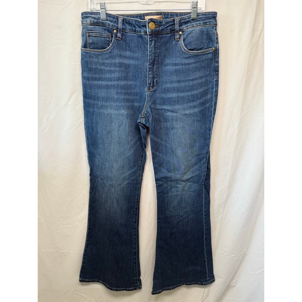 Kut from the Kloth Ana Fab Ab High Rise Flare Jeans, Size 12